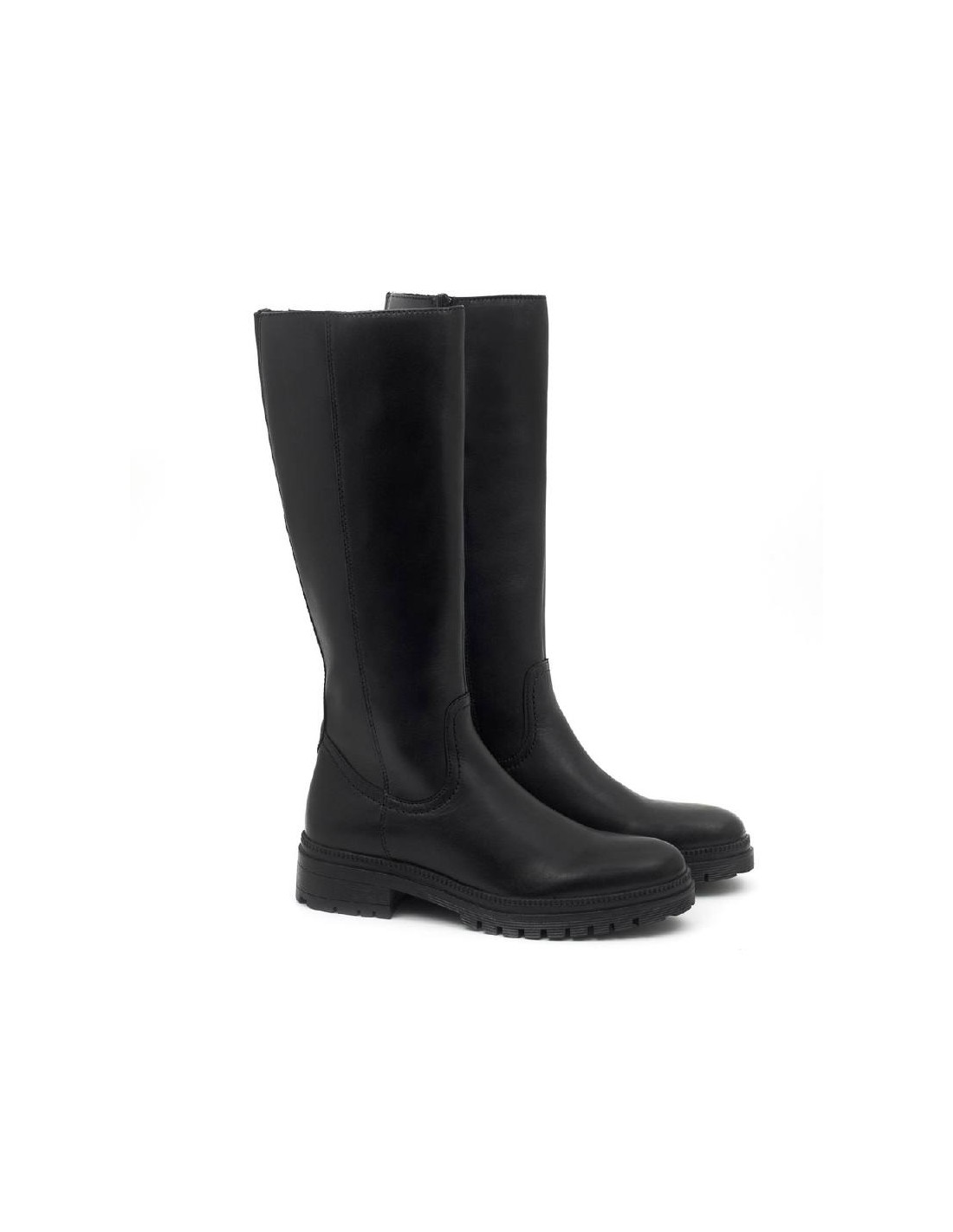 ortiz & reed Botas de mujer de piel difuminado color negro W-NADILIA-NEGRO