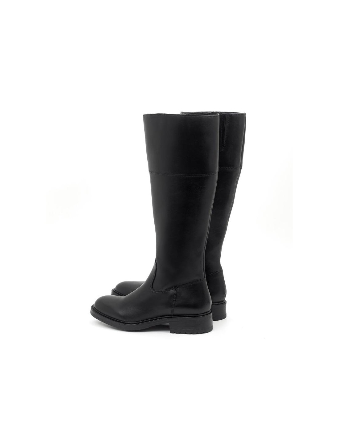 ortiz & reed Botas de mujer de piel difuminado color negro W-NALUFA-NEGRO