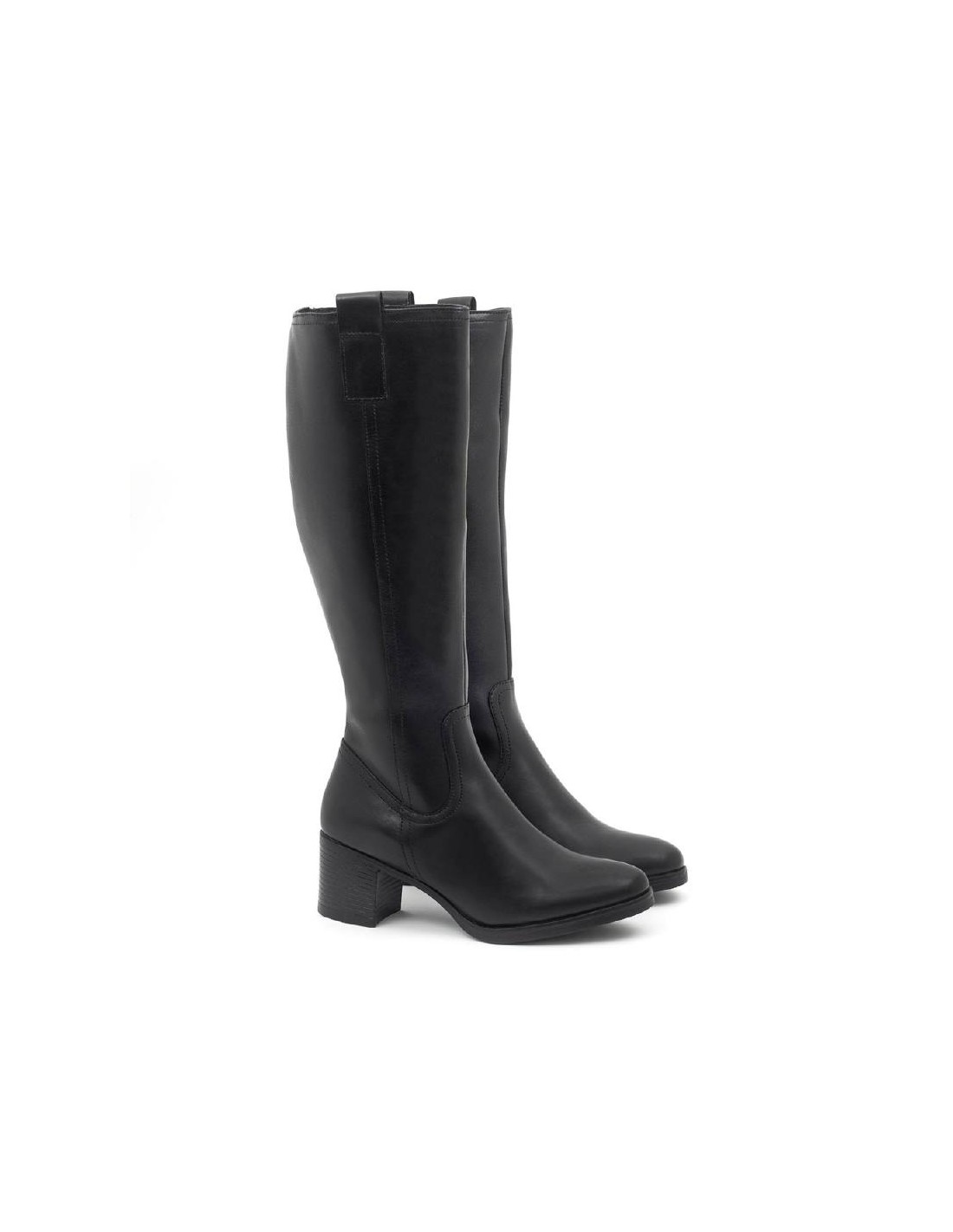 ortiz & reed Botas de mujer de piel difuminado color negro W-NAPOLI-NEGRO