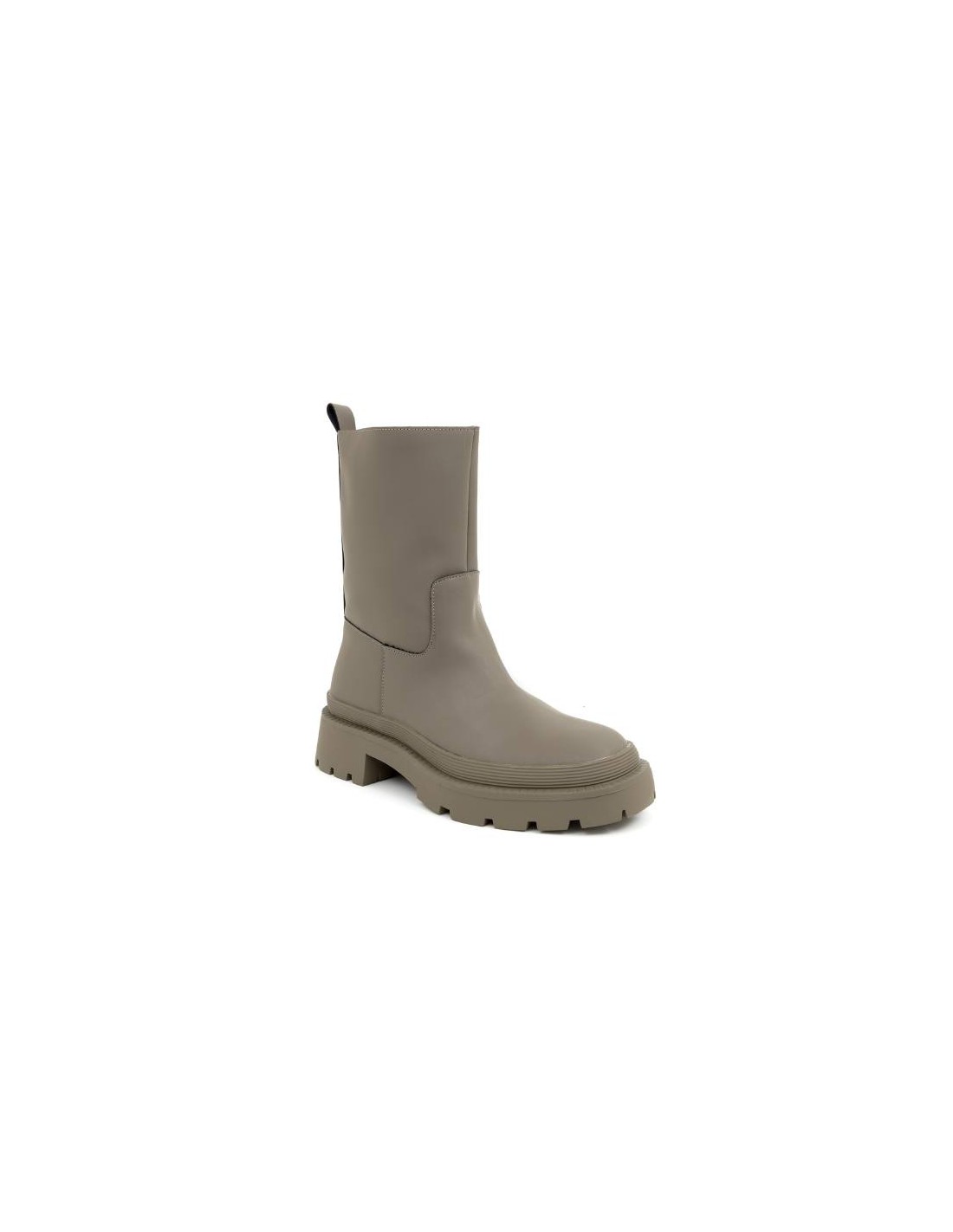 Ortiz & Reed Botas De Mujer Liso Con Cremallera Color Verde W-OLIVOR-KAKI
