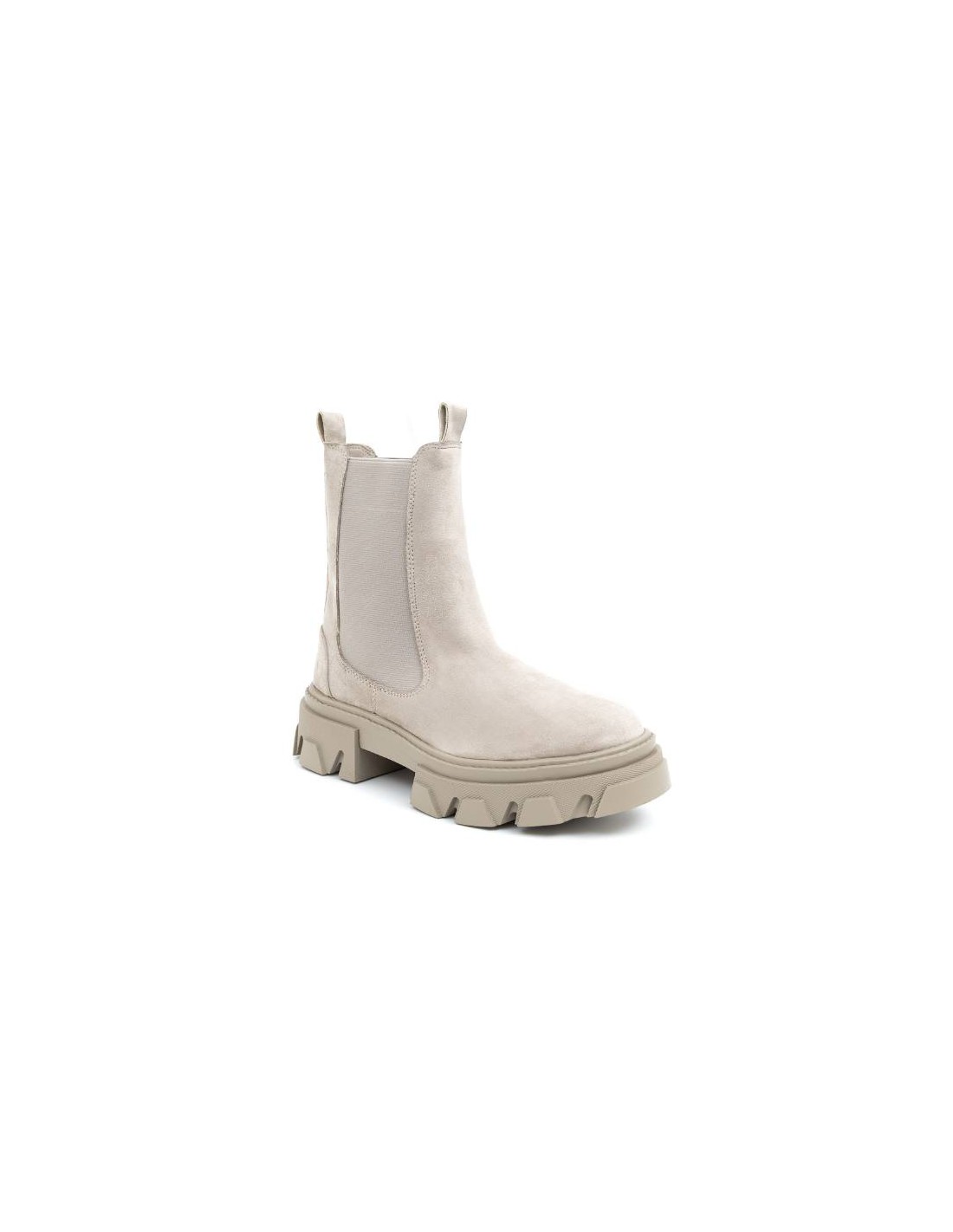 Ortiz & Reed Botas De Mujer Liso Con Una Hebilla Color Beige W-ONEROR-BEIGE