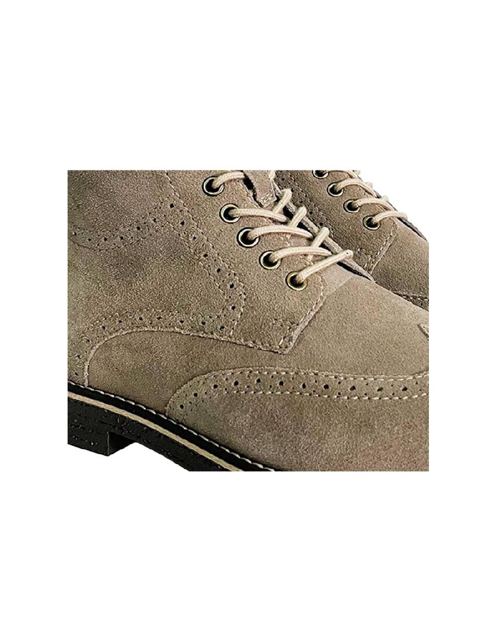 Ortiz & Reed Botín De Ante Semi-brogado Color Beige SEGOBA-BEIGE