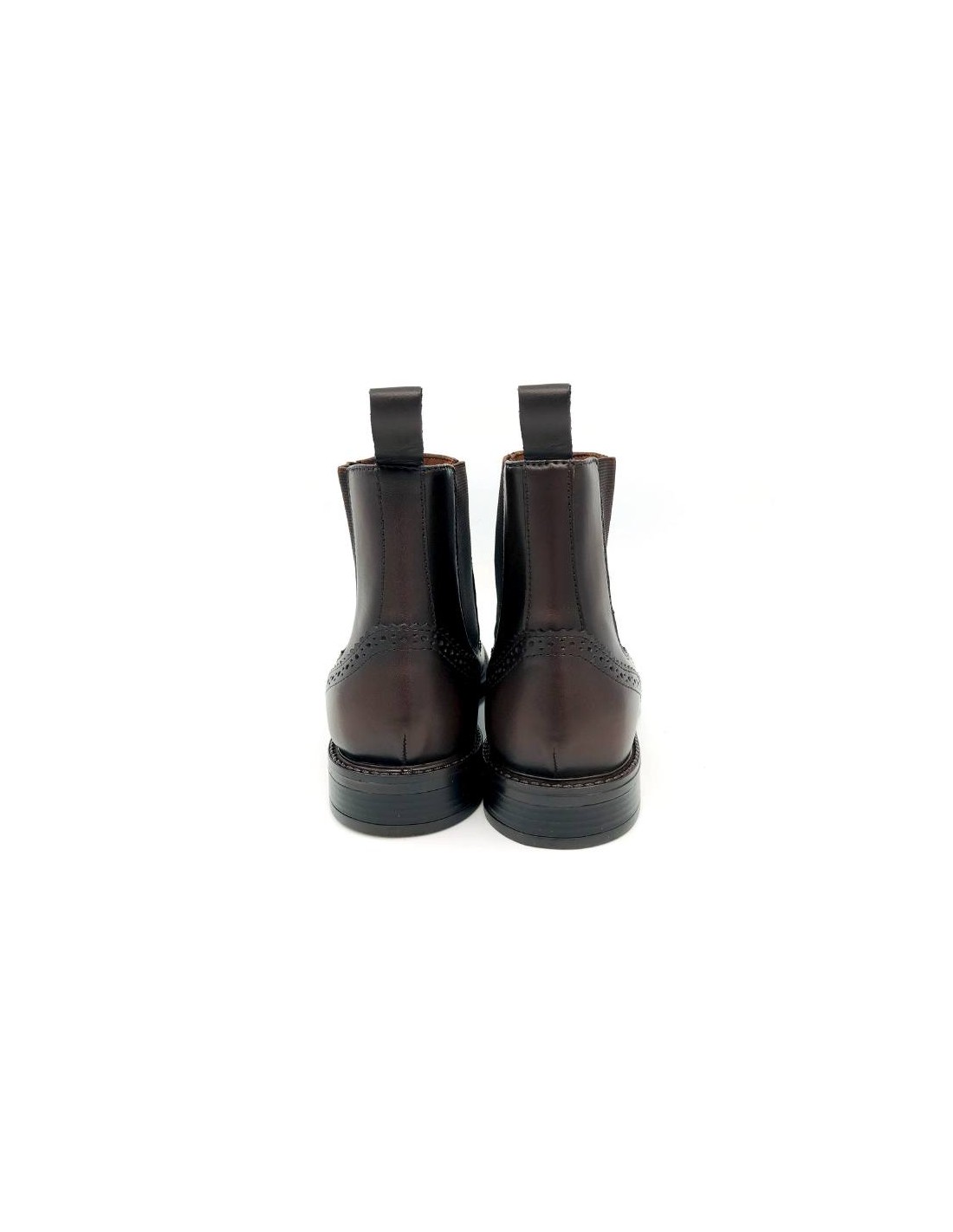 Ortiz & Reed Botínes Chelsea De Piel Acabado A Mano Color Marrón POTAFOR-TESTA