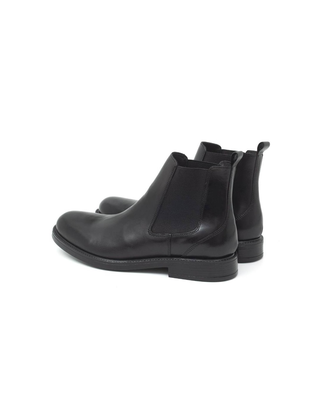 Ortiz & Reed Botínes Chelsea De Piel Acabado A Mano Color Negro PRASOV-NEGRO