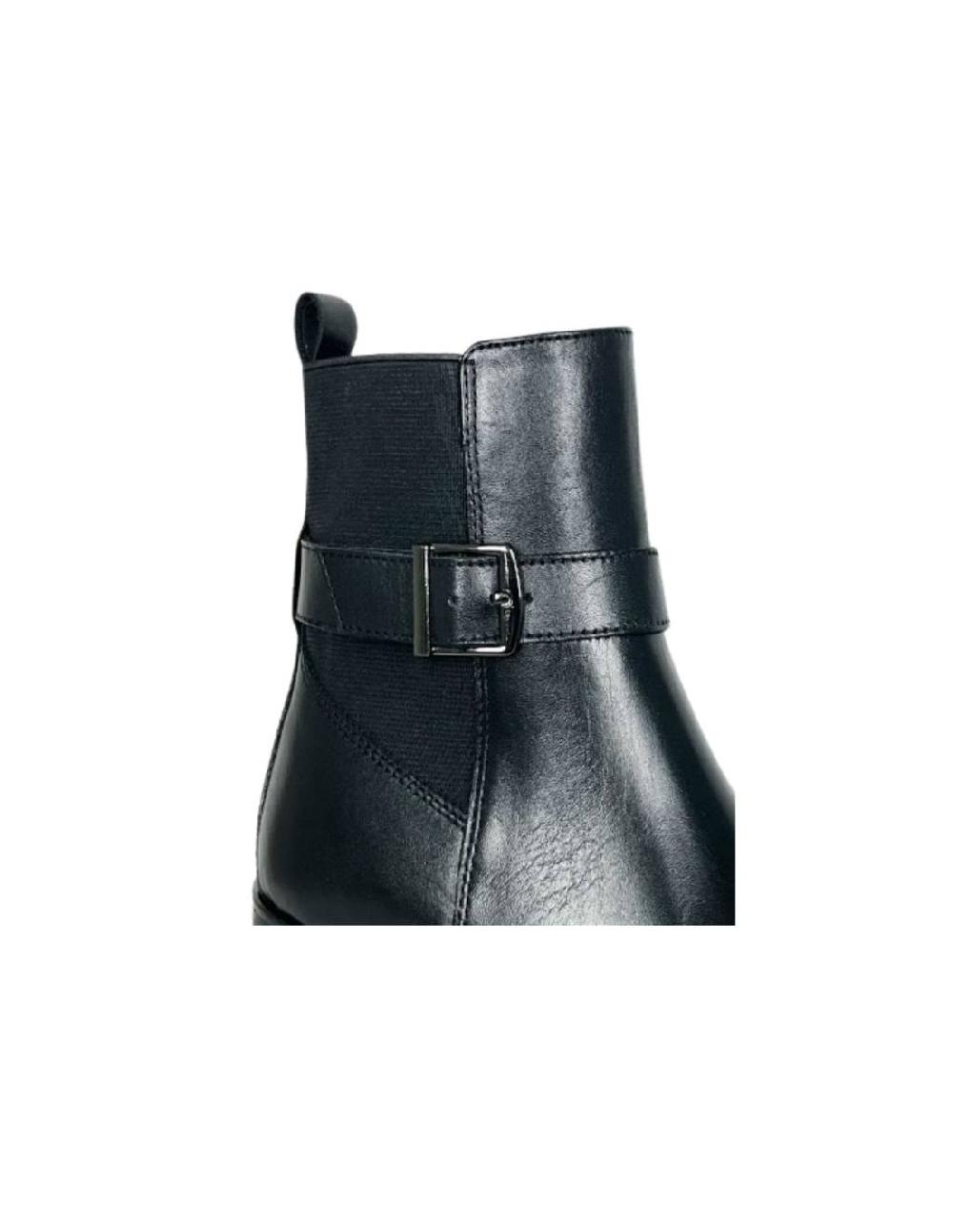 Ortiz & Reed Botines De Mujer De Piel Acabado A Mano Color Negro W-ANIMOR-BLACK