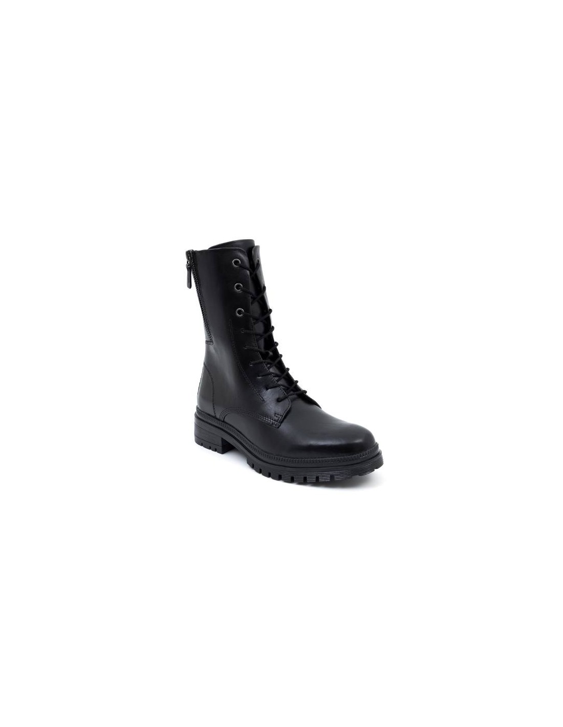 Ortiz & Reed Botines De Mujer De Piel Acabado A Mano Color Negro W-NACHE-NEGRO