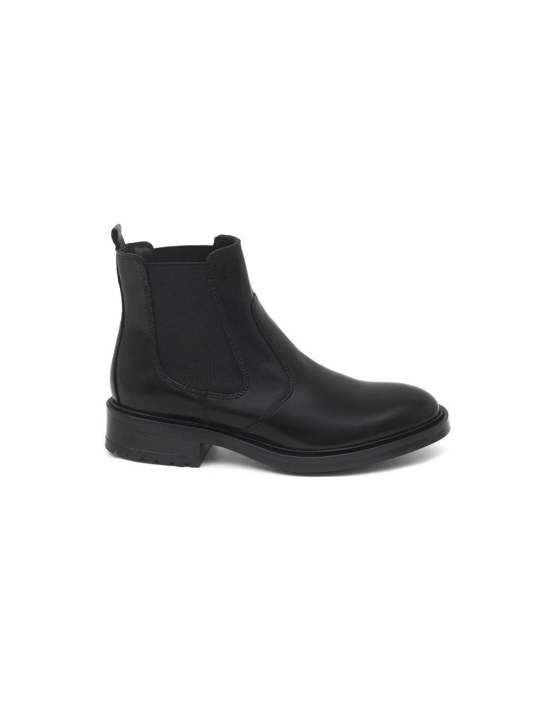 Ortiz & Reed Botines De Mujer De Piel Acabado A Mano Color Negro W-NOWSEE-NEGRO