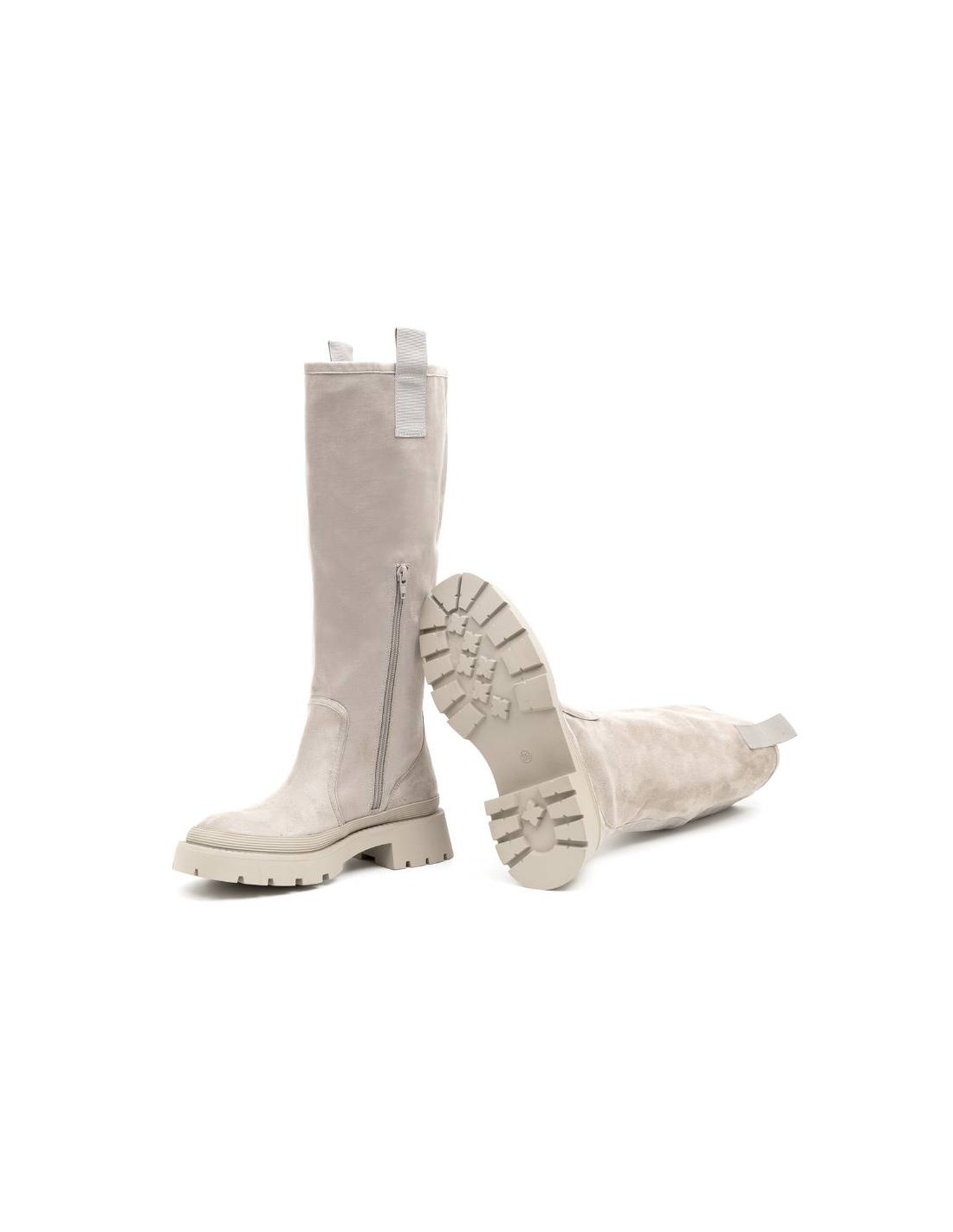 Ortiz & Reed Botines De Mujer Liso Liso Color Beige W-ORENOR-BEIGE