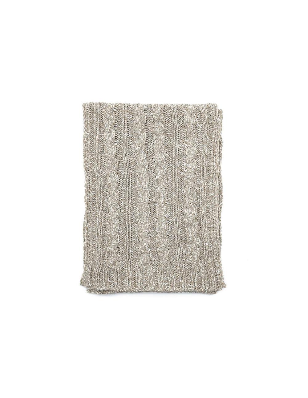 Ortiz & Reed Bufanda Para Hombre Liso Acabado A Mano Color Beige BUF-PRAGOR-BEIGE