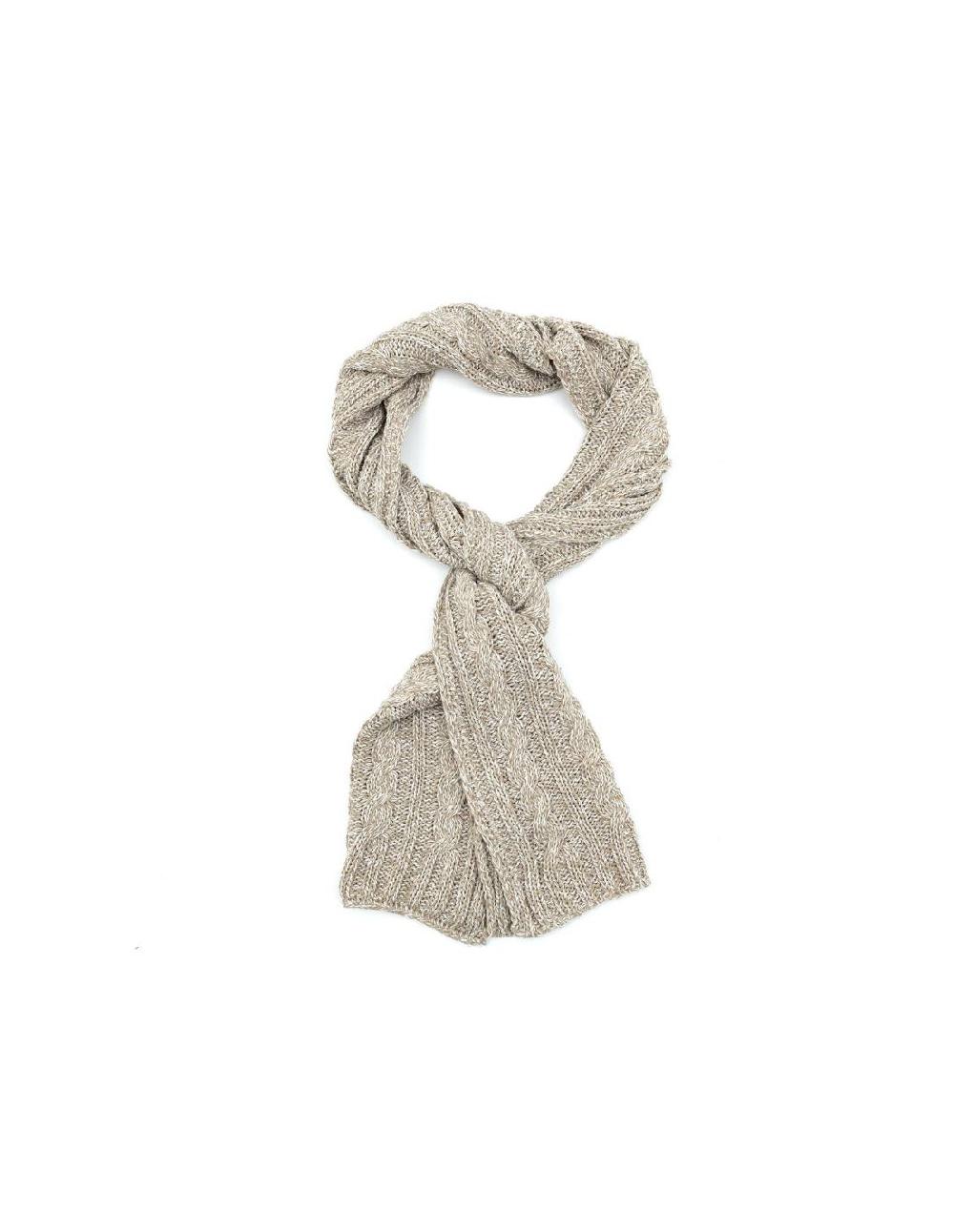 ortiz & reed Bufanda para hombre liso acabado a mano color beige BUF-PRAGOR-BEIGE