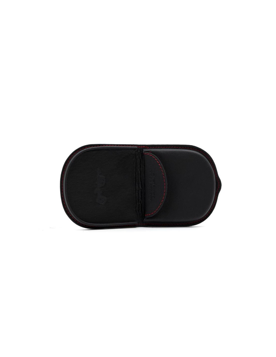 Ortiz & Reed Cartera De Piel De Forro Estampado Color Negro AC-LYON-86-NEGRO