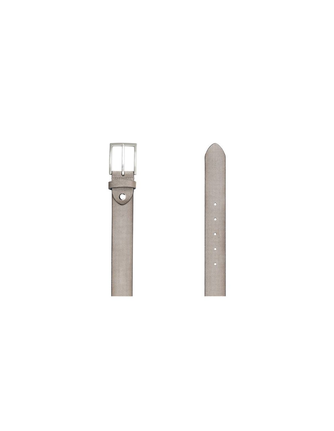 Ortiz & Reed Cinturón De Ante Construcción Alomada Color Beige B-SORT-BEIGE