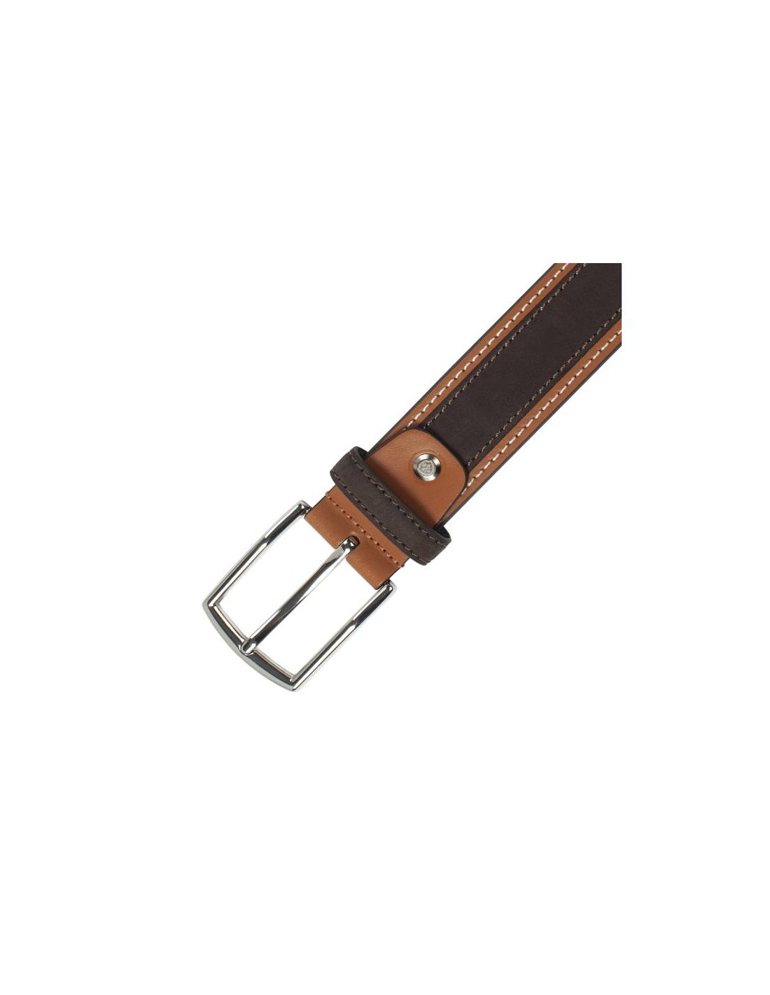 Ortiz & Reed Cinturón De Ante Construcción Alomada Color Marrón B-SUSEX-MARRON