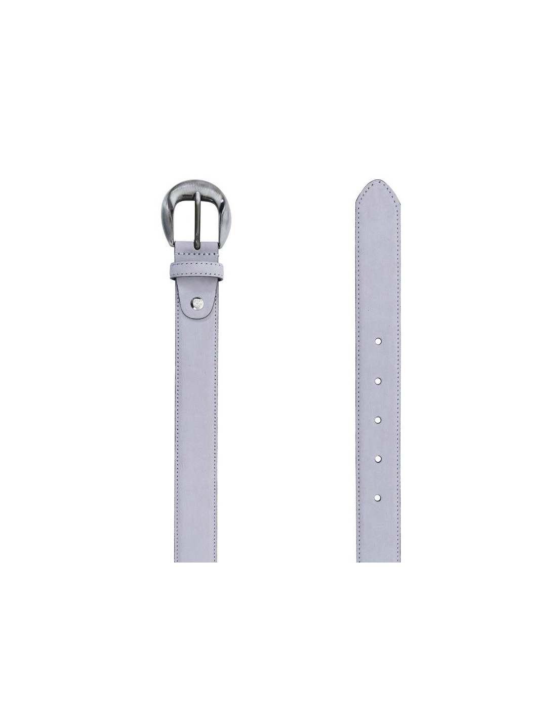 Ortiz & Reed Cinturón De Mujer De Ante Acabado Plano Color Gris WB-NOBELLA-GREY