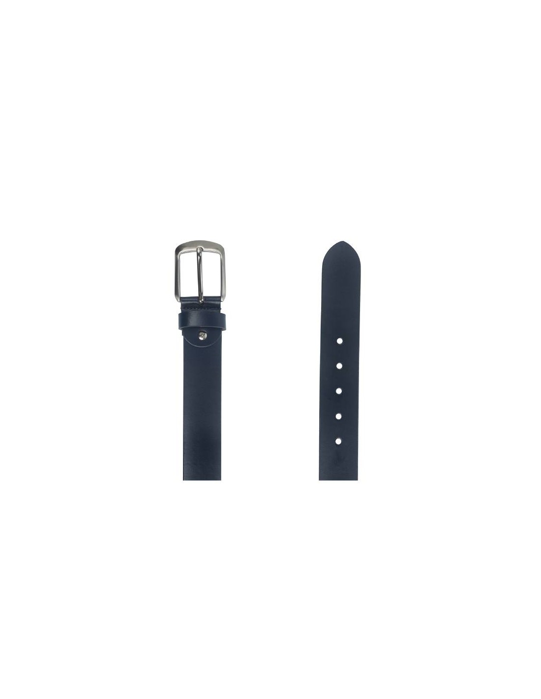 Ortiz & Reed Cinturón De Piel Acabado A Mano Color Azul B-VONOR-NAVY