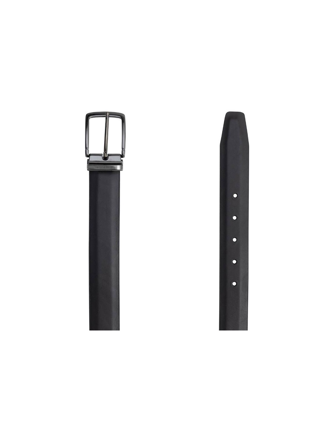 Ortiz & Reed Cinturón De Piel Acabado A Mano Color Negro B-BLUNET-NEGRO