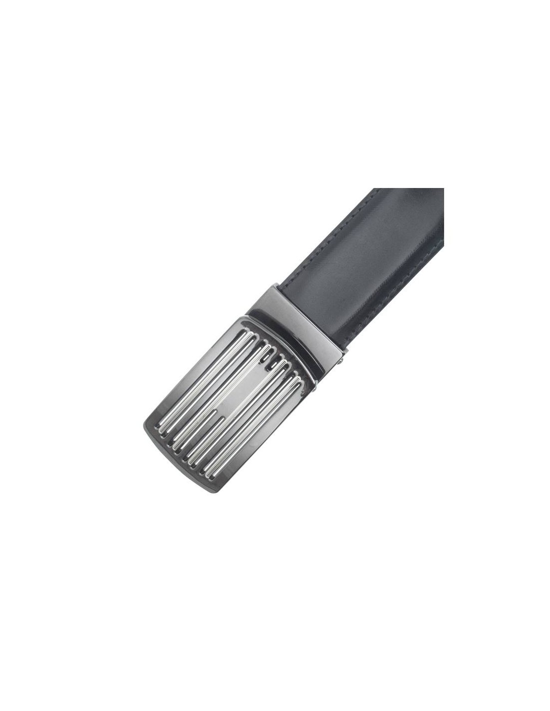 Ortiz & Reed Cinturón De Piel Acabado A Mano Color Negro B-FIORENTI-NEGRO