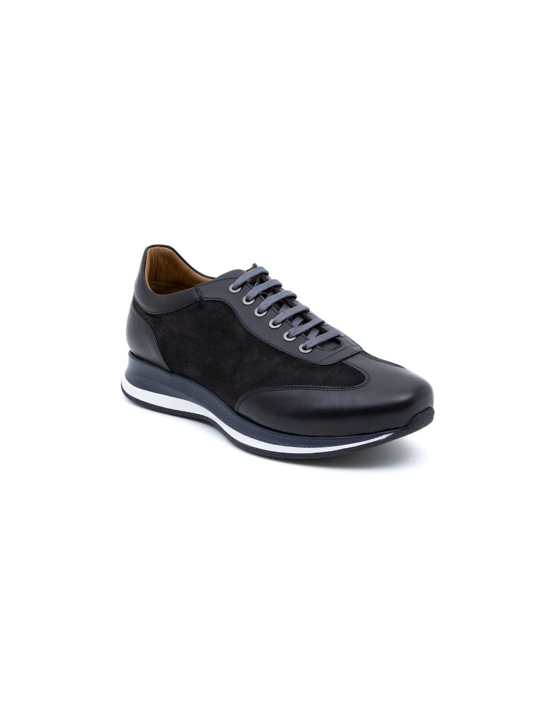 Ortiz & Reed Deportivo De Piel Extralight Color Negro DESOR-NEGRO