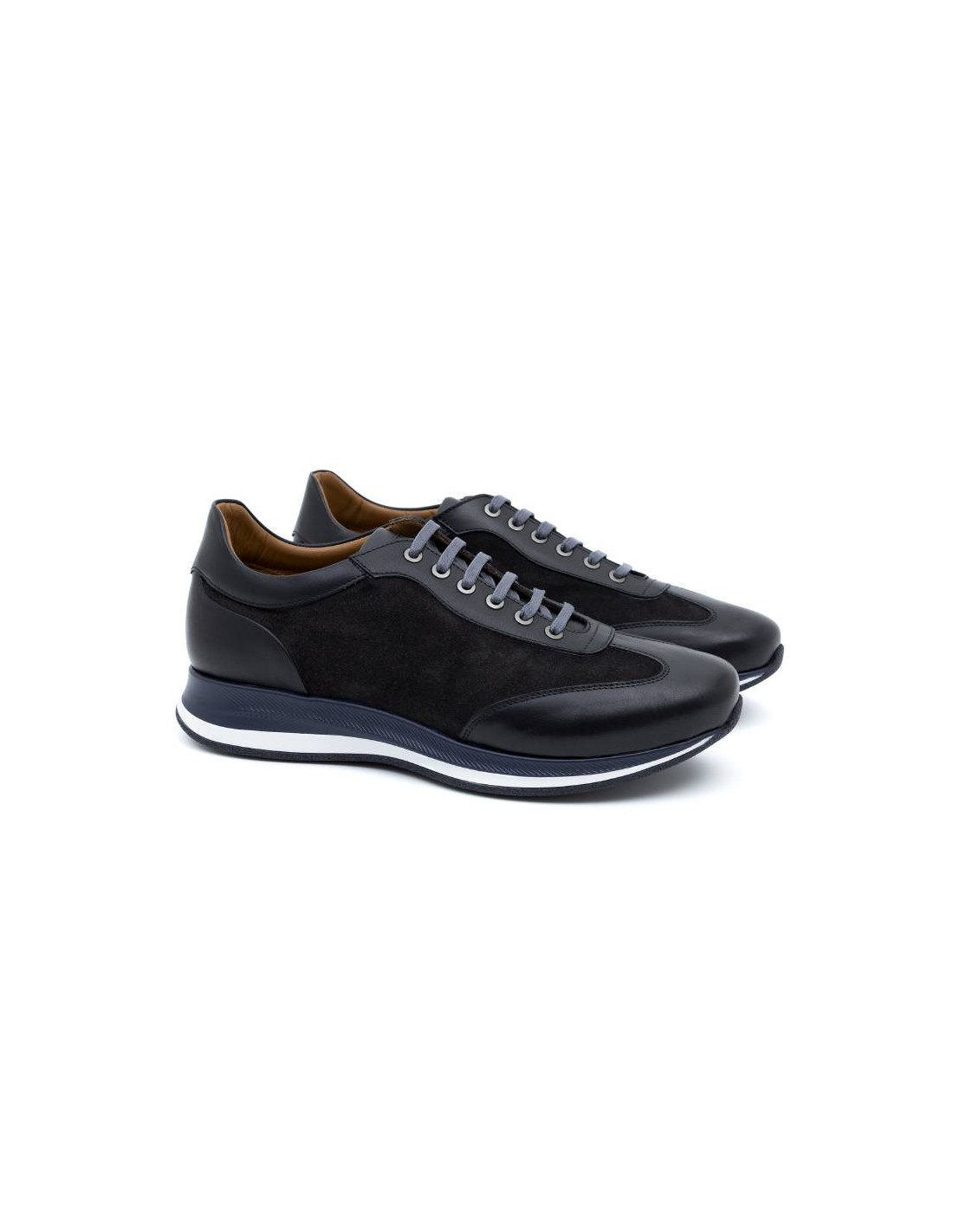 ortiz & reed Deportivo de piel extralight color negro DESOR-NEGRO