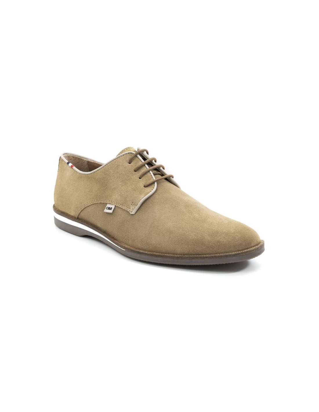 Ortiz & Reed Derby De Ante Con Suela En Contraste Color Beige SAMUKA-TOPO