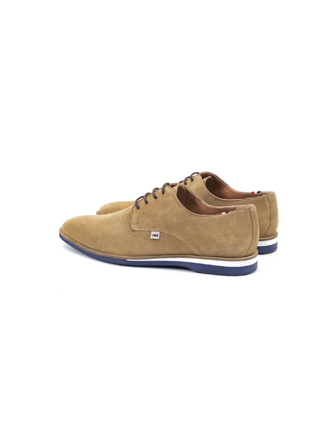 Ortiz & Reed Derby De Ante De Piso Antideslizante Color Beige SAMOK-TOPO