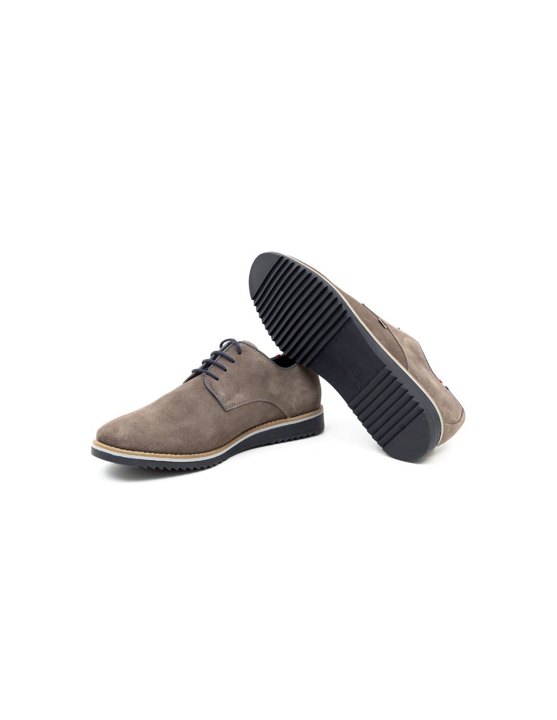 Ortiz & Reed Derby De Ante Liso Color Gris SUTEN-GRIS