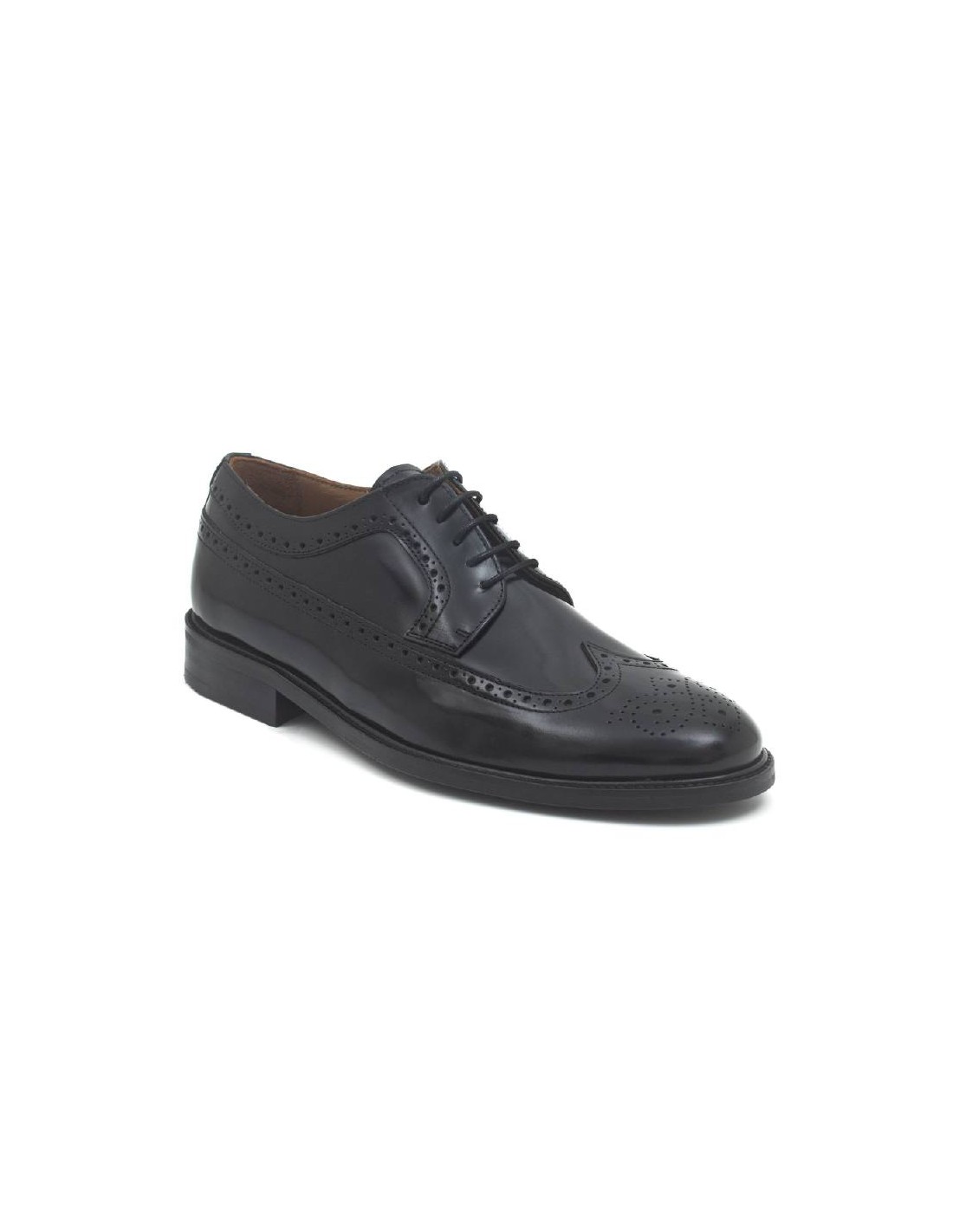 Ortiz & Reed Derby De Piel Brogado Color Negro ALSACIA-NEGRO