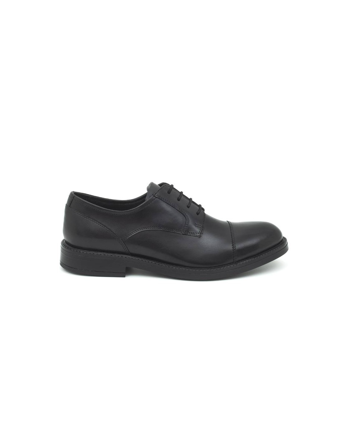 Ortiz & Reed Derby De Piel De Costura Vuelta Color Negro BELOC-NEGRO