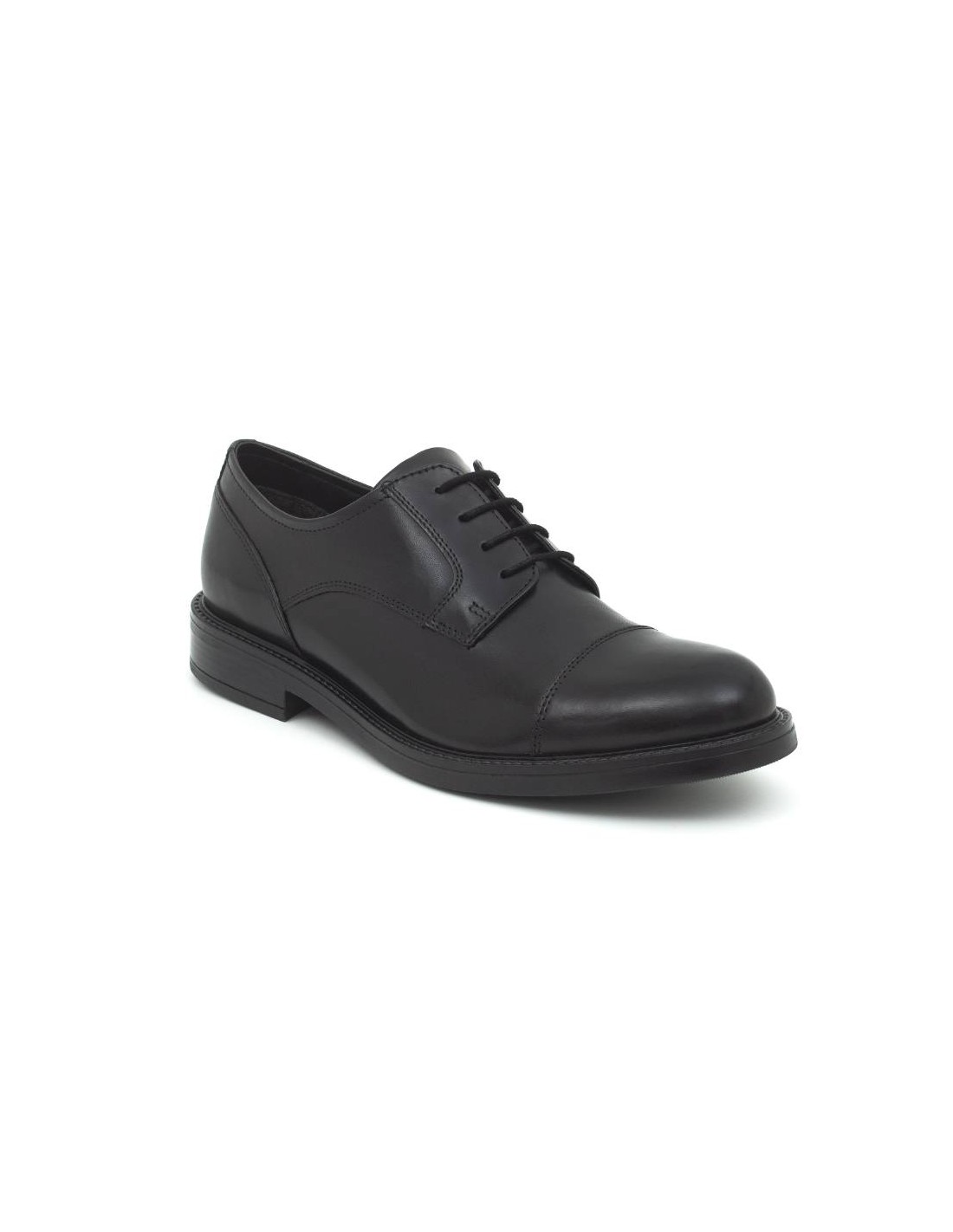 ortiz & reed Derby de piel de costura vuelta color negro BELOC-NEGRO