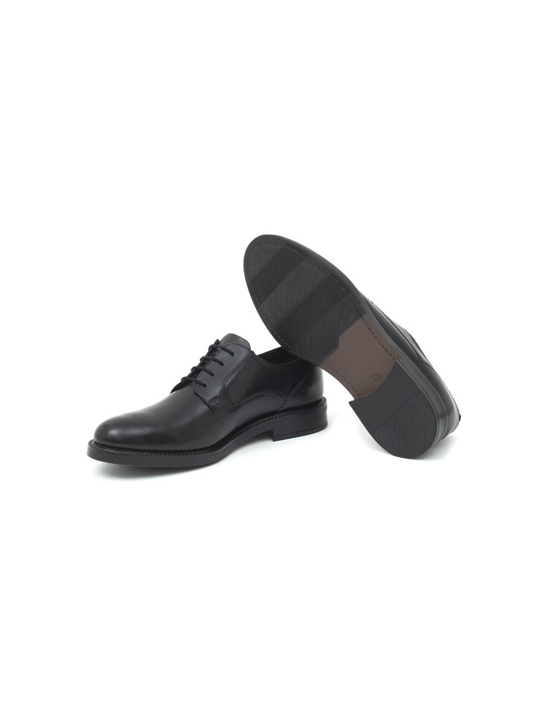 Ortiz & Reed Derby De Piel De Costura Vuelta Color Negro BOTANKOR-NEGRO