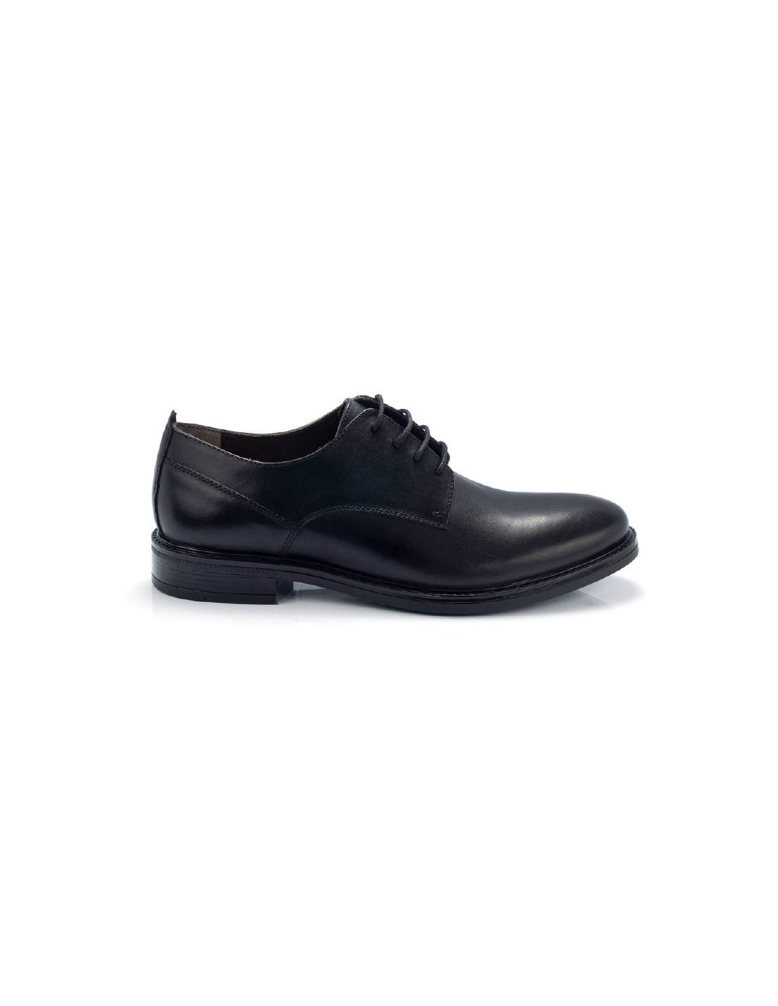 Ortiz & Reed Derby De Piel De Costura Vuelta Color Negro BOXANTOR-NEGRO