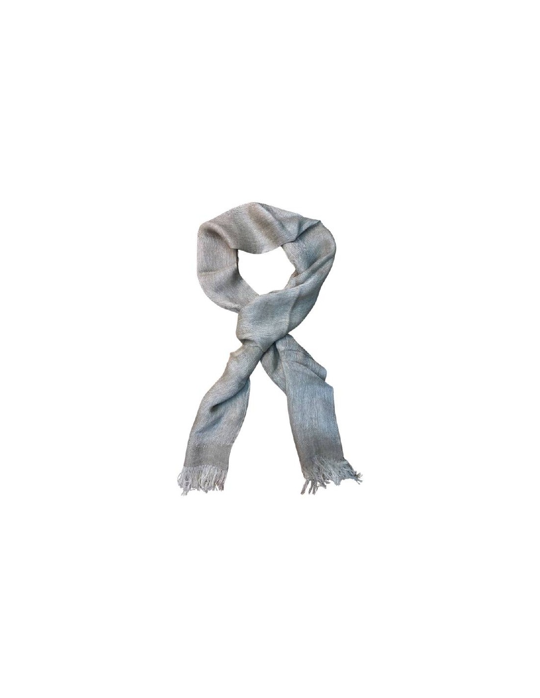 ortiz & reed Foulard liso acabado a mano color beige NIC-1408-BROWN