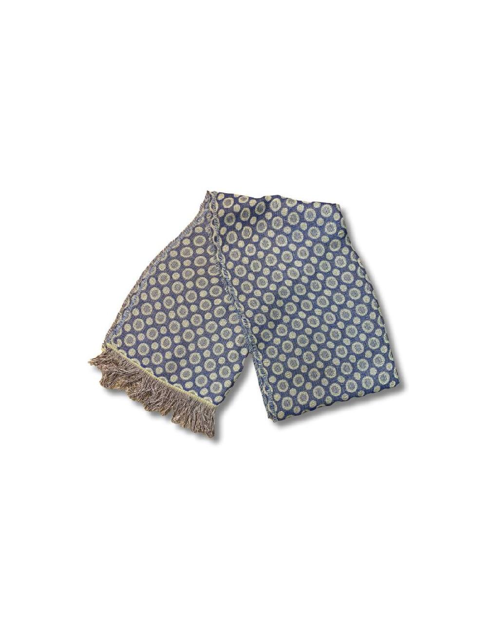 Ortiz & Reed Foulard Para Mujer Estampado Grabados Color Azul BUF-1422-NAVY