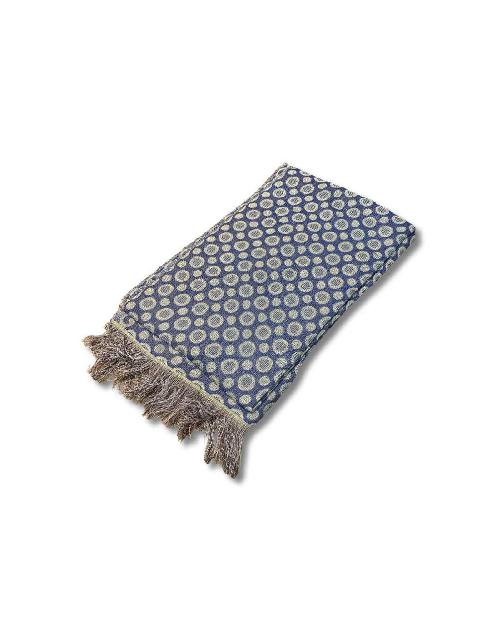 Ortiz & Reed Foulard Para Mujer Estampado Grabados Color Azul BUF-1422-NAVY