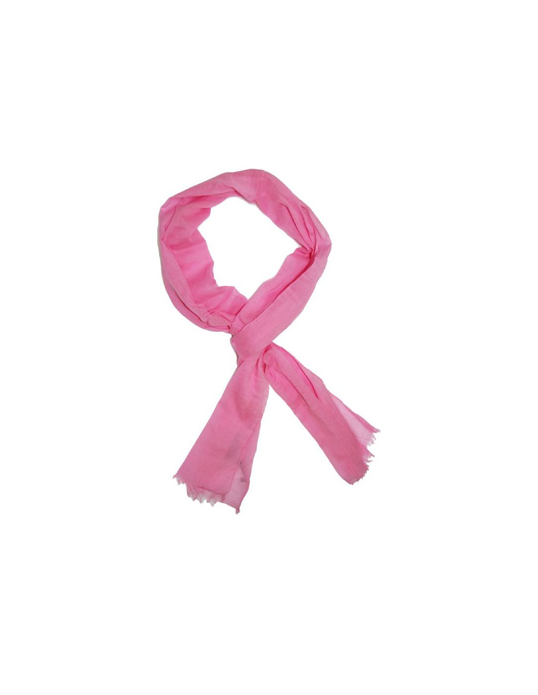 ortiz & reed Foulard para mujer lisa acabado a mano color rosa BUF-SGASA-PINK