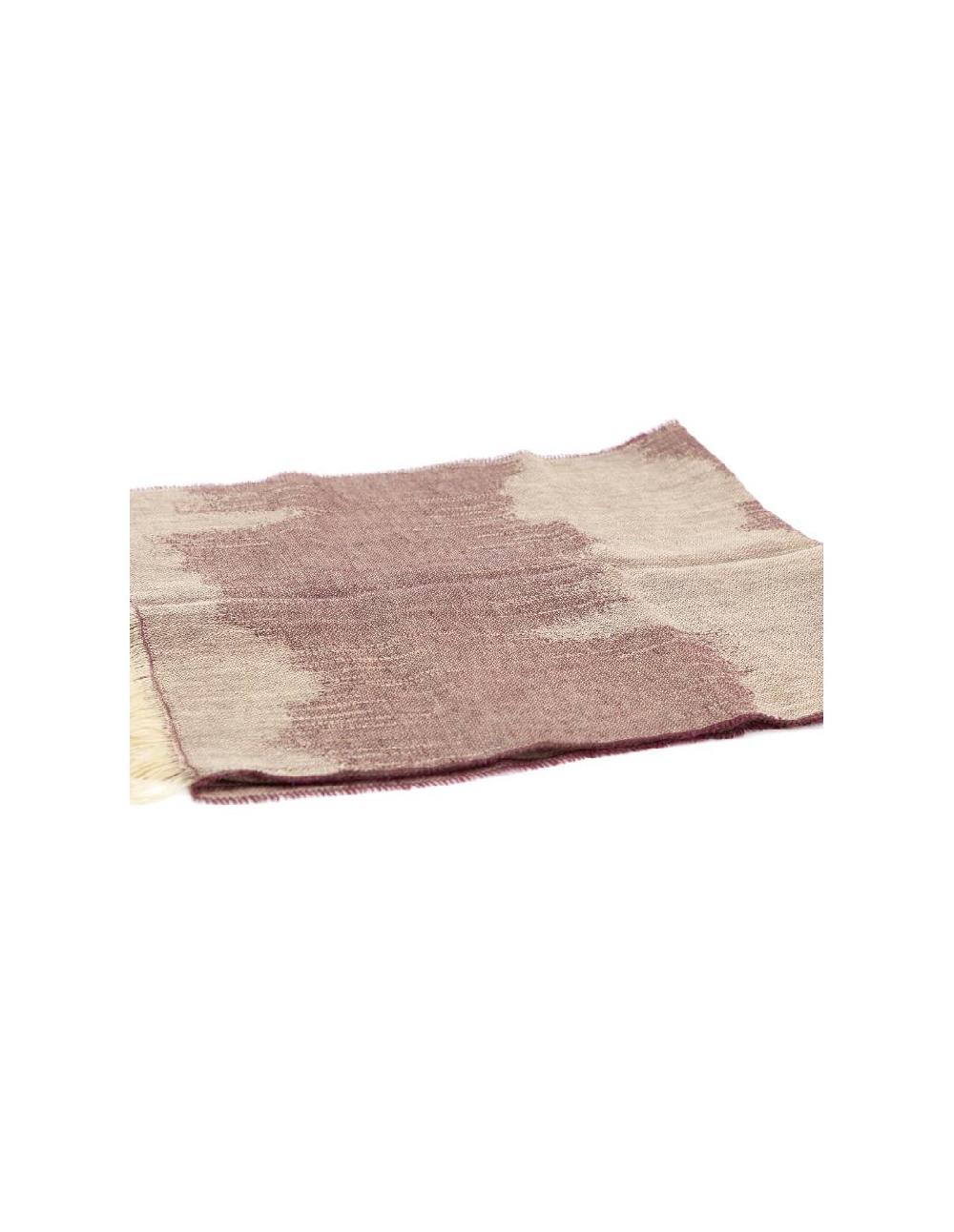 Ortiz & Reed Foulard Para Mujer Lisa En Degradé Color Burdeos BUF-1408-BURGUNDY