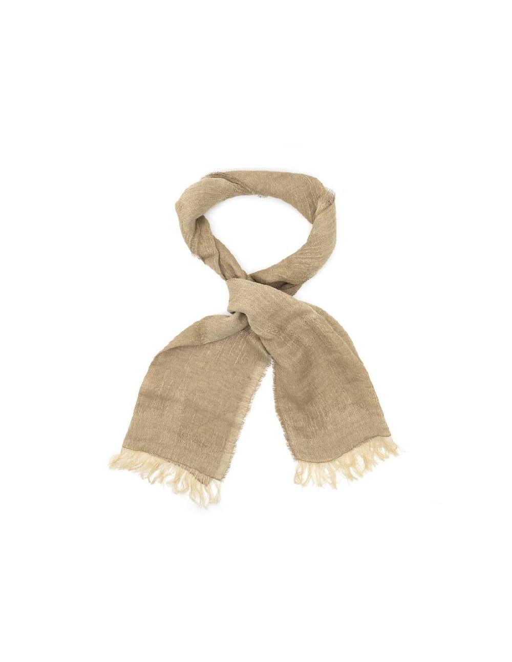 Ortiz & Reed Foulard Para Mujer Liso Acabado A Mano Color Gris BUF-1408-GREY