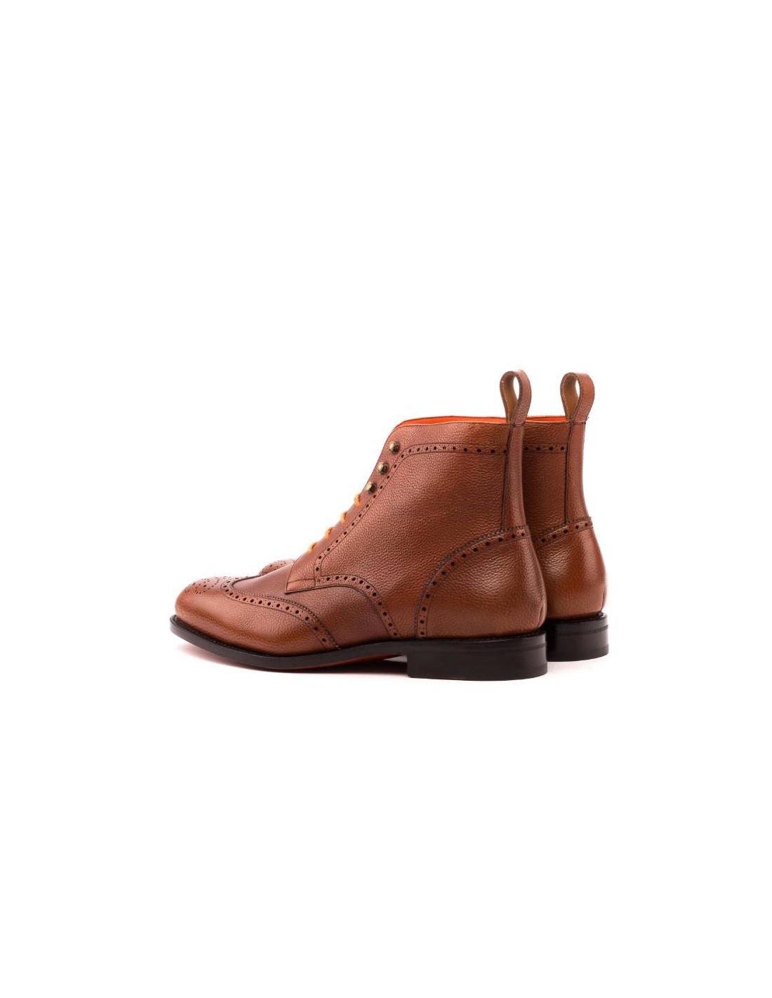 Ortiz & Reed Goodyear Welt De Piel Con Picado María Color Cuero GOMIL-CUERO