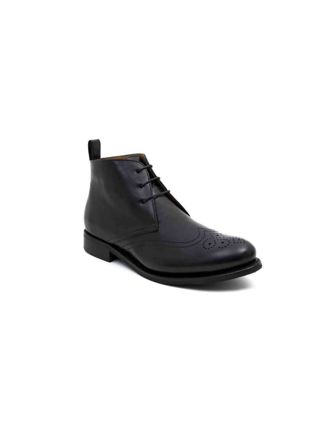 Ortiz & Reed Goodyear Welt De Piel Tintado A Mano Color Negro GRESELI-NEGRO