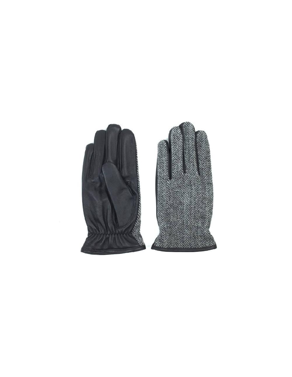 Ortiz & Reed Guantes De Piel Acabado A Mano Color Negro GLO-TURIN-BLACK
