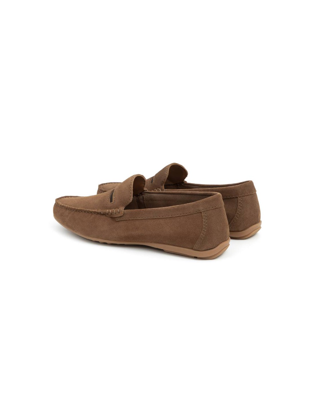 Ortiz & Reed Mocasín De Ante Acabado A Mano Color Camel SOCA-CAMEL