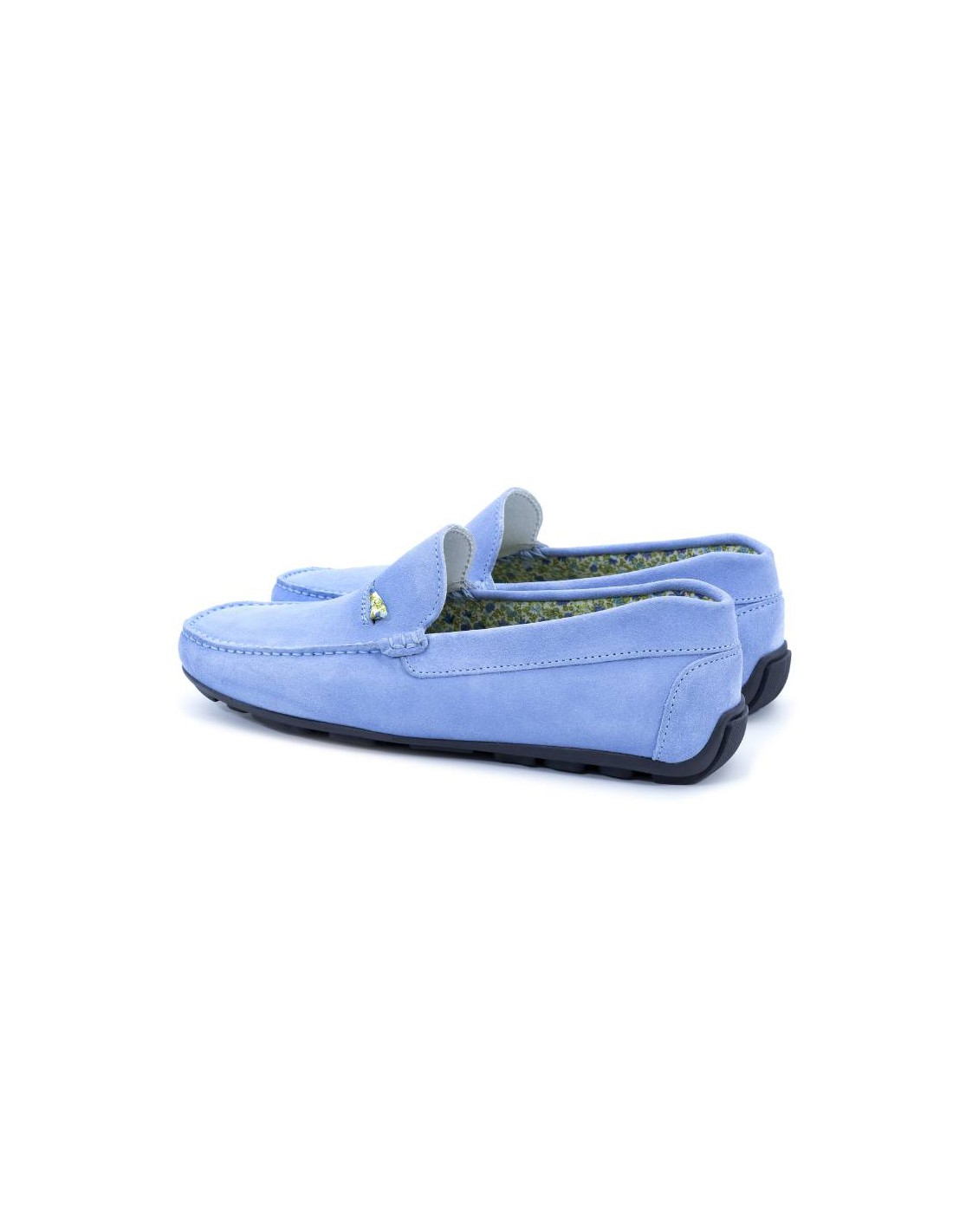 Ortiz & Reed Mocasín De Ante Afelpado Color Azul SOPET-BLUE