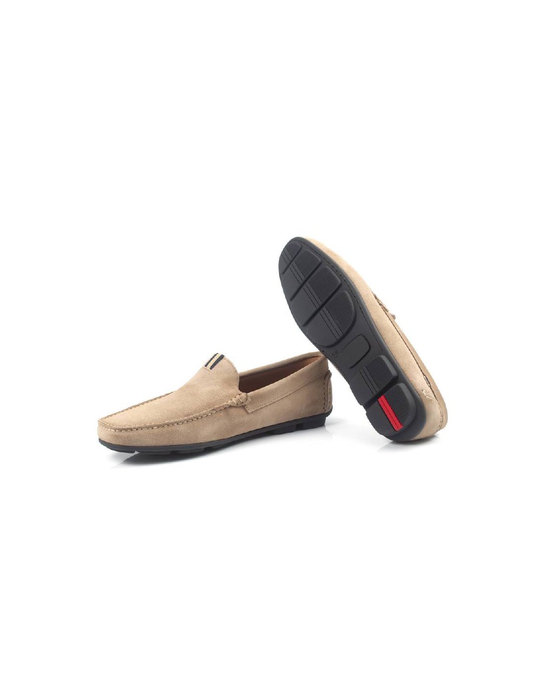 Ortiz & Reed Mocasín De Ante Afelpado Color Beige SLAG-CORDA