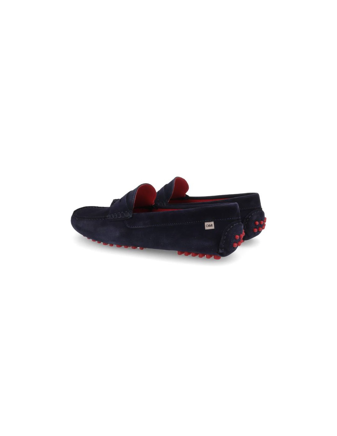 Ortiz & Reed Mocasín De Ante Con Antifaz Color Azul SIFROR-NAVY