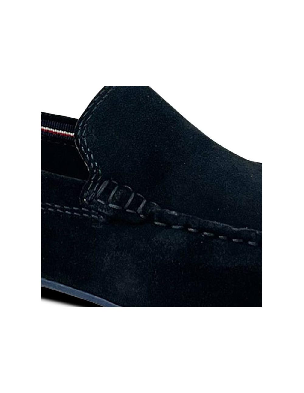 Ortiz & Reed Mocasín De Ante Liso Color Azul SINFORT-BLUE