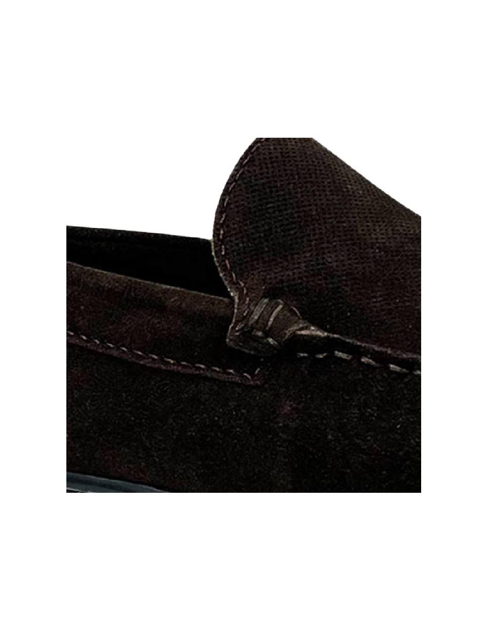 Ortiz & Reed Mocasín De Ante Liso Color Marrón SILED-BROWN