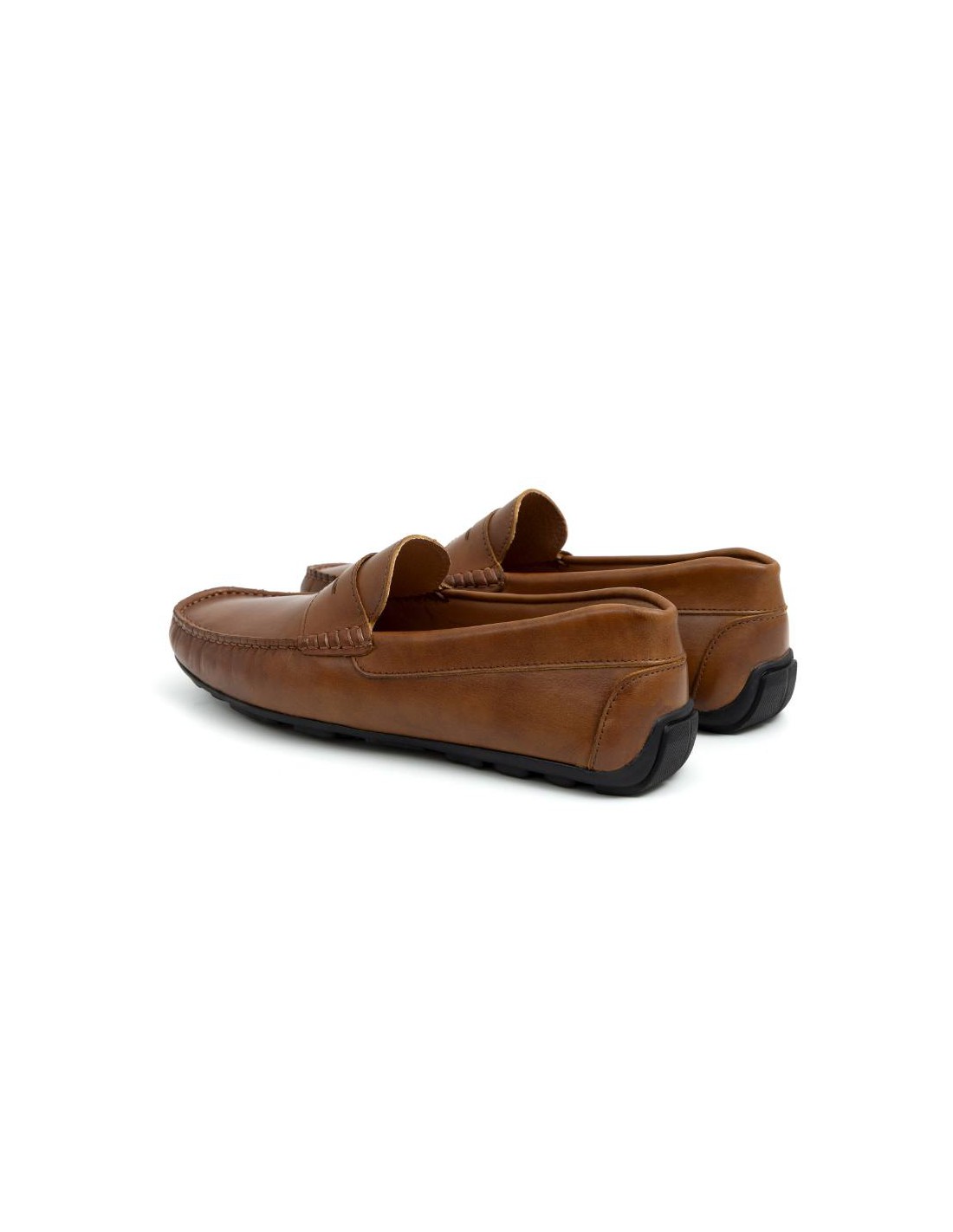 Ortiz & Reed Mocasín De Piel Con Antifaz Color Cuero BHOME-CUERO