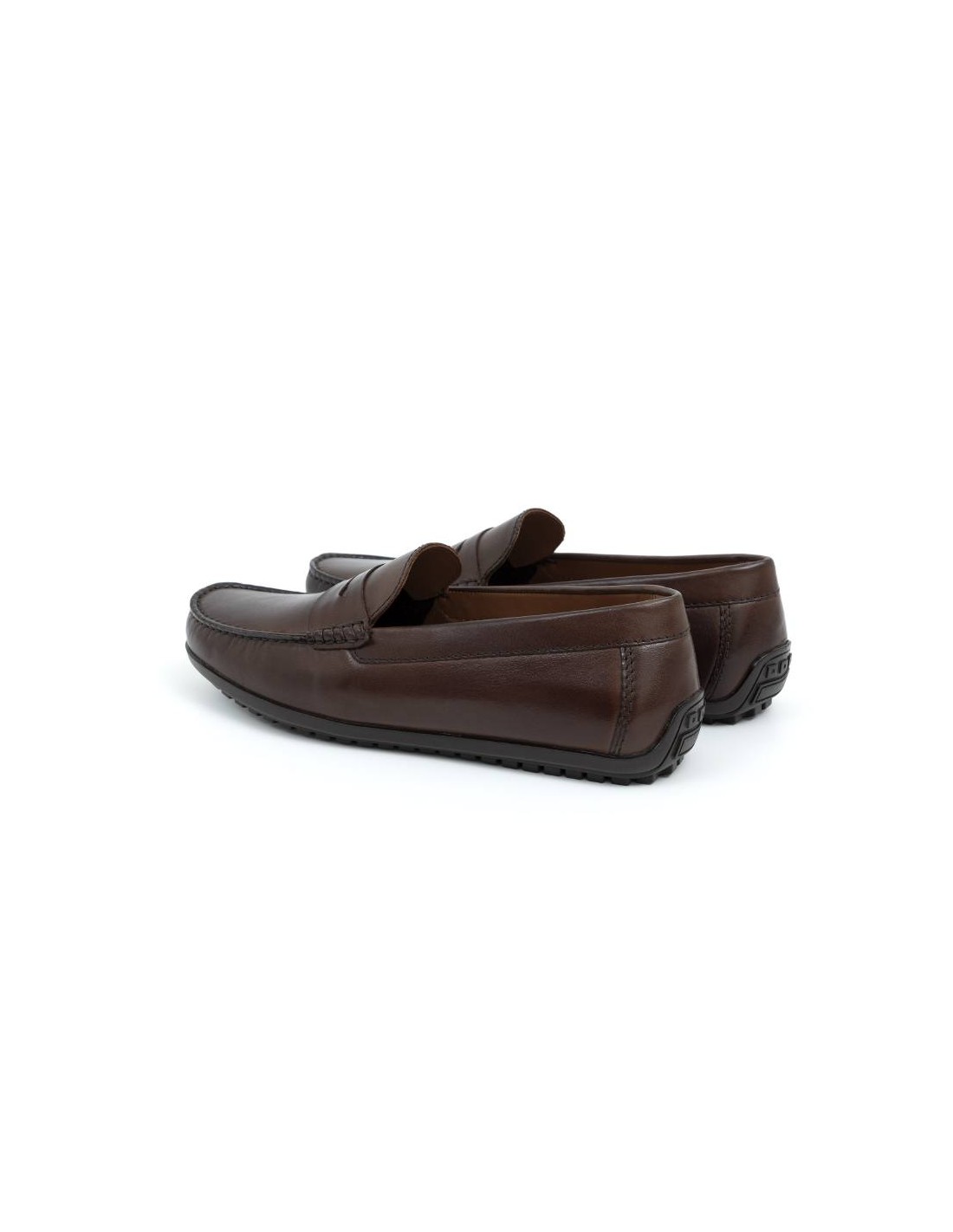 Ortiz & Reed Mocasín De Piel Con Antifaz Color Marrón MILED-BROWN