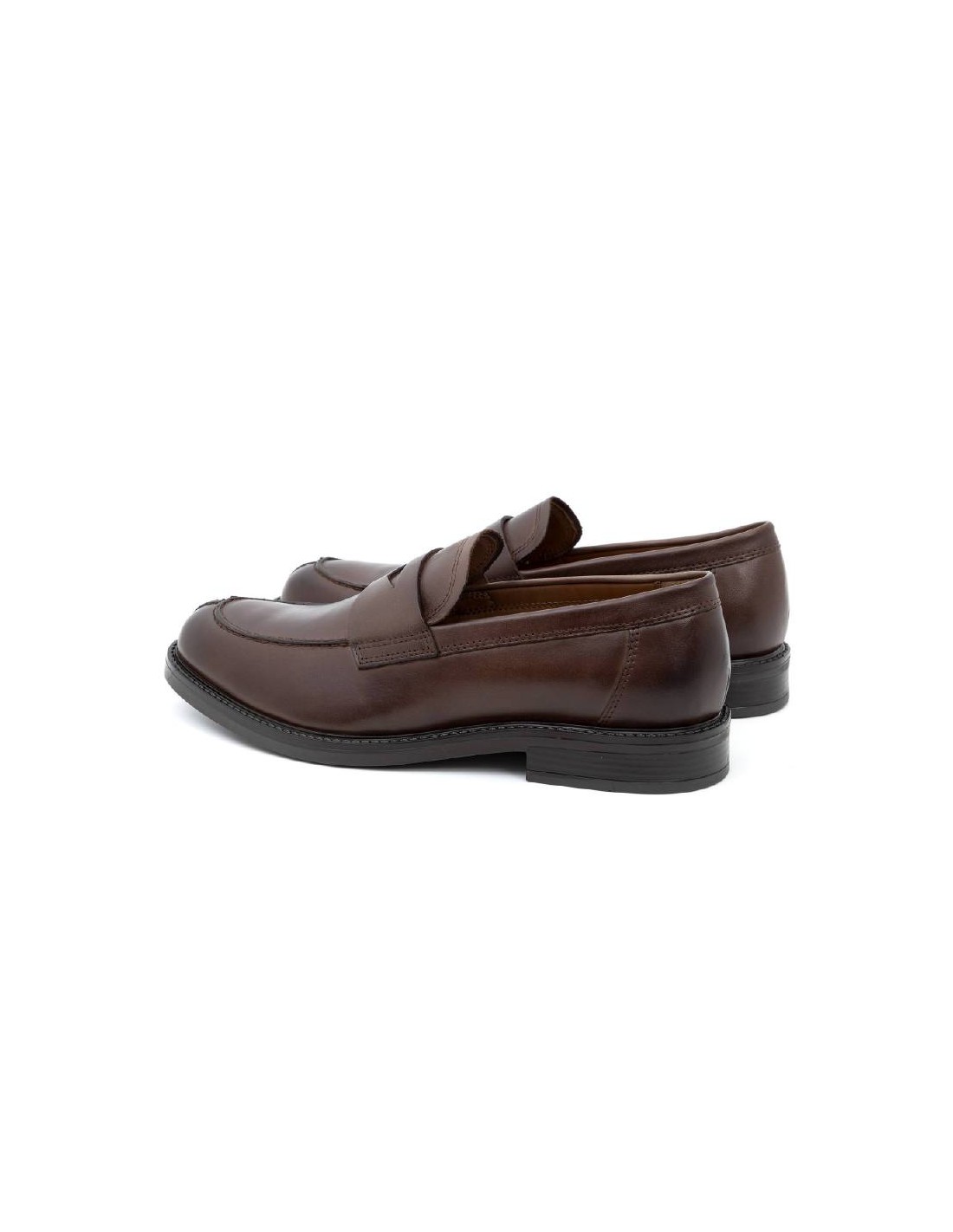 Ortiz & Reed Mocasín De Piel Con Antifaz Color Marrón PADILOR-BROWN