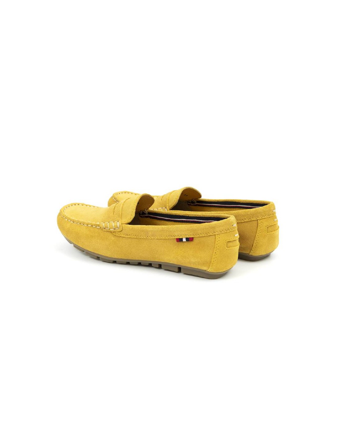Ortiz & Reed Mocasines De Mujer De Ante Con Antifaz Color Amarillo W-SELLY-YELLOW